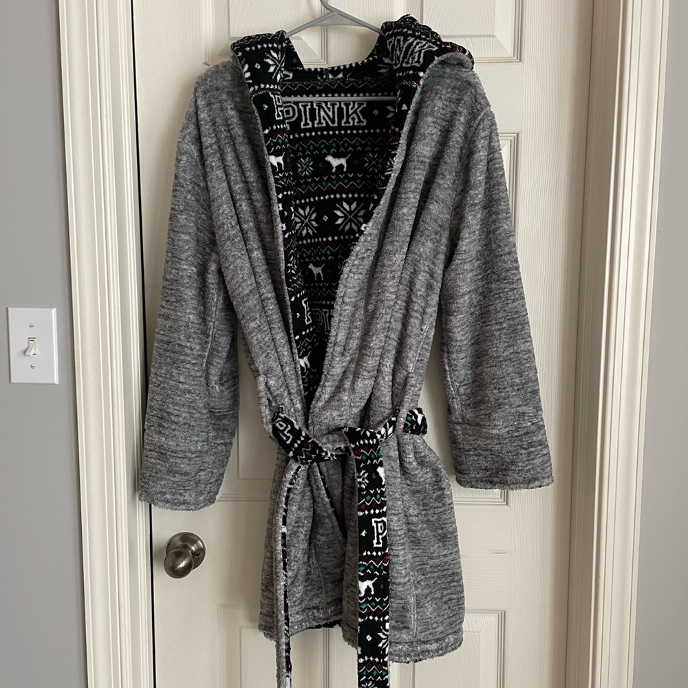 PINK reversible robe - Picture 5 of 7